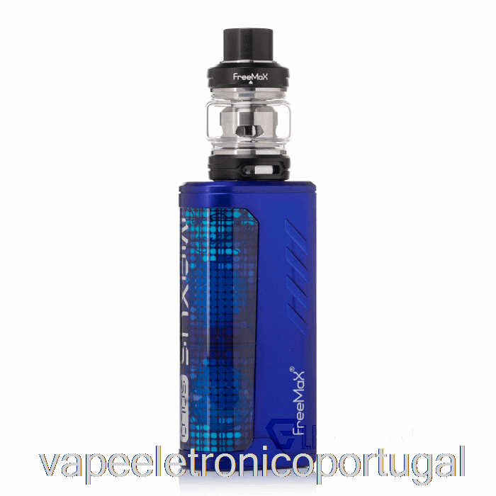 Vape Eletrônico Freemax Maxus Solo 100w Starter Kit Azul Cobalto
